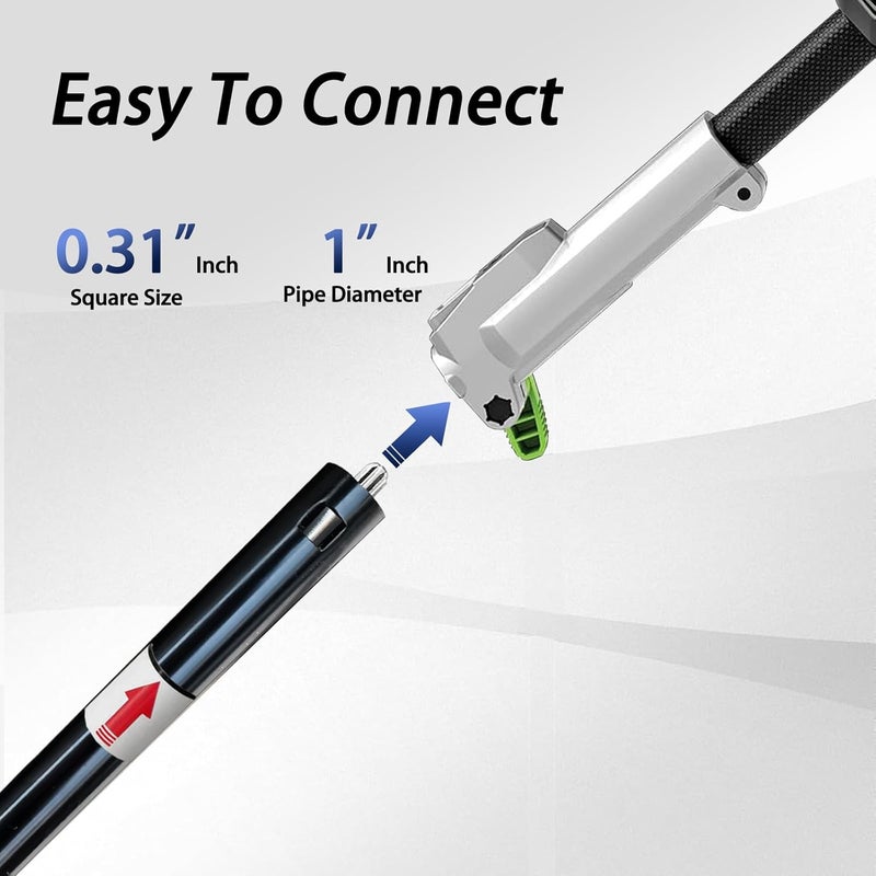Kerlista Relacmentpart EP7501 31 inch Aluminum Extension Pole attachment Compatible with PS1000 PS1001 PSX2500 Battery and Charger Not Included Black - Image 5